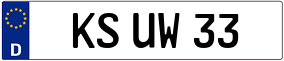 Truck License Plate